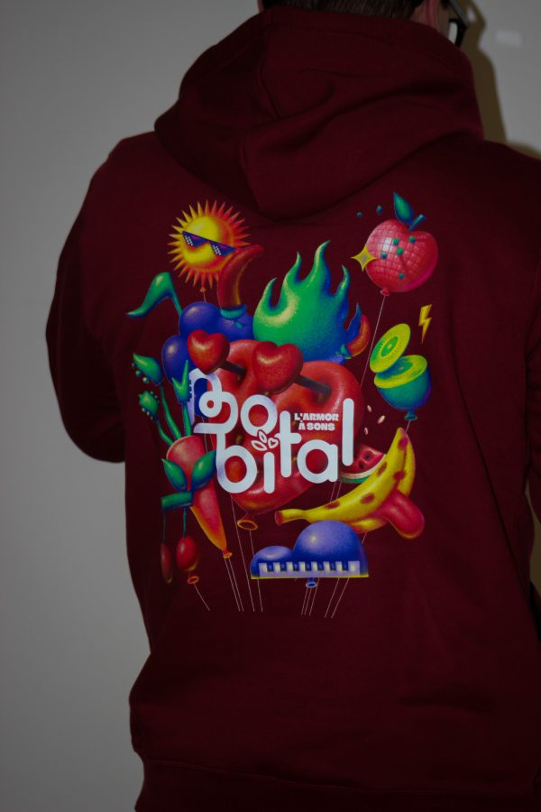 IMG_9783 Sweat à capuche Bordeaux 2026