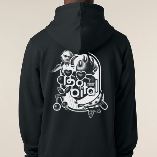 Sweat-zippe-noir-dos Sweat Zippé Noir 2026