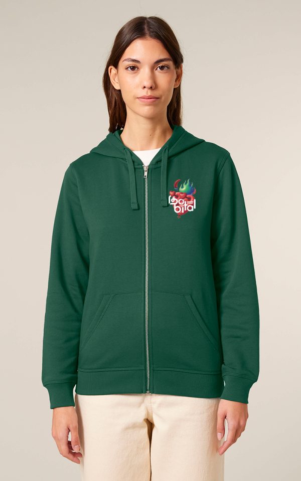 Sweat Zippé Vert 2026
